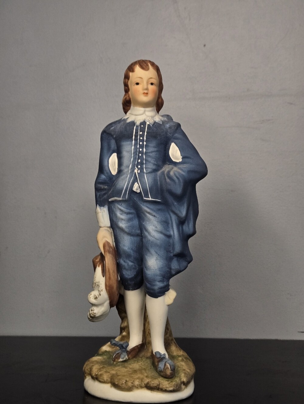 Vintage Lefton Japan Colonial Blue Boy KW387 Limited edition 8" Figurine